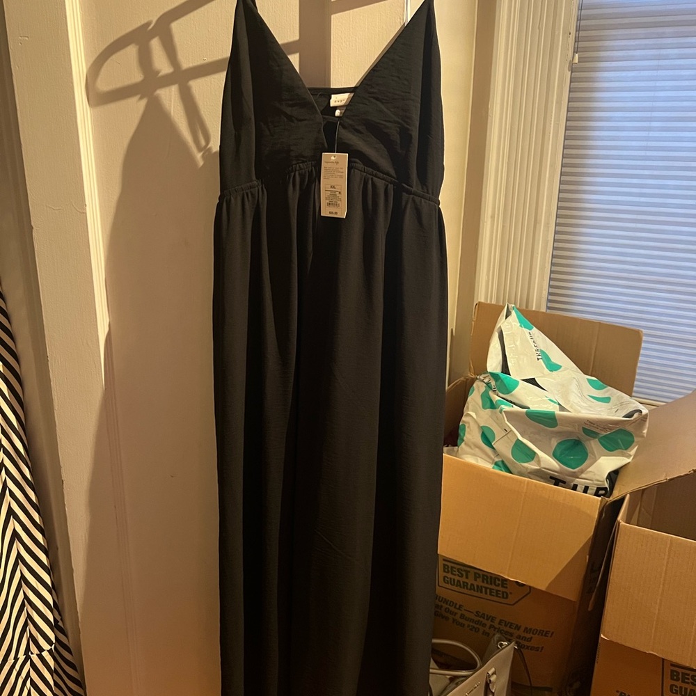 A New Day Black Sleeveless Maxi Dress